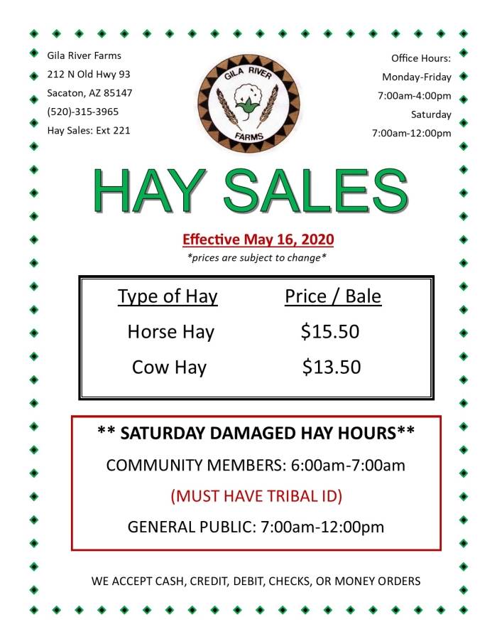 About Gila River Farms Sales